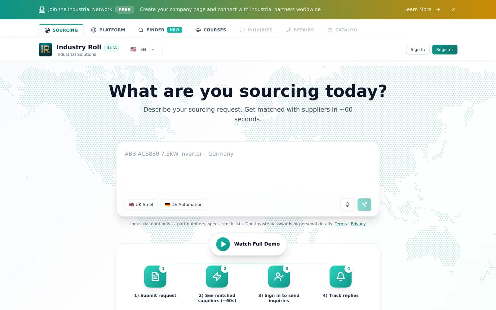 Strona główna IndustryRoll: What are you sourcing today?